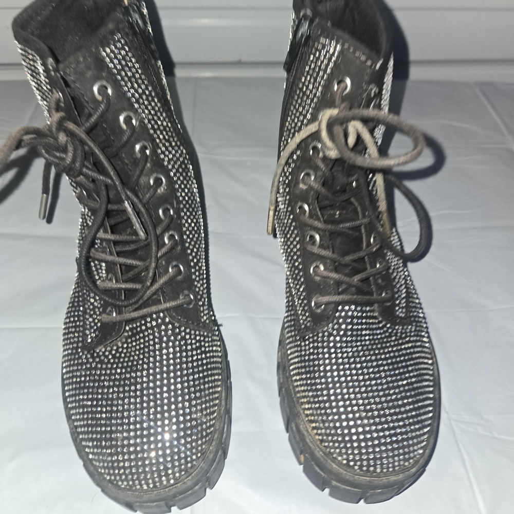 Black Studded Women's Boots